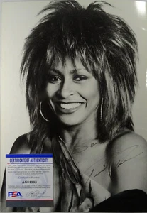 SIGNED TINA TURNER AUTOGRAPHED PRIVATE DANCER TOUR PROGRAM CERTIFIED PSA AG64343 - Picture 1 of 14