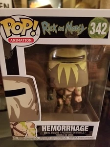 POP! Animation Rick and Morty Hemorrhage #342 NIB - Picture 1 of 5