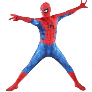 Spider-Man No Way Home Jumpsuit Cosplay Spiderman Adult & Kids Costume Halloween - Picture 1 of 12