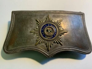 IMPERIAL RUSSIAN GUARDS CAVALRY CARTRIDGE POUCH SILVER PLATED - Picture 1 of 6