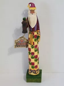 Jim Shore Heartwood Creek "The Heart is a Garden Where Love Blooms" Santa 12" - Bild 1 von 9