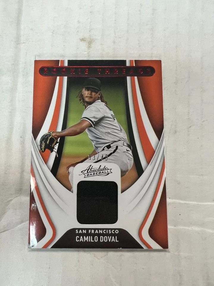 Camilo Doval 2022 Panini Absolute Rookie Jersey #RT-CO NrMt - Image 1 of 1