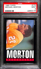 1985 Topps #174 MICHAEL MORTON PSA 9 22943176