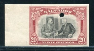 EL SALVADOR FRANKLIN ROOSEVELT PROOF WATERLOW - Picture 1 of 2