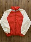 Head Size M Vintage Red And White Men's Zip Jacket Ma172