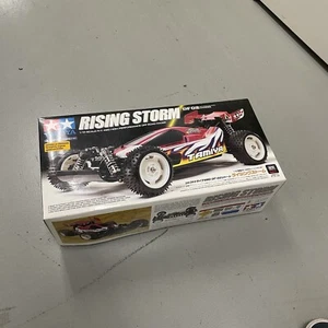 VTG Tamiya Rising Storm DF02 1/10 4WD Electric Buggy RC - BOX & MANUAL ONLY - Picture 1 of 20