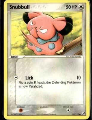 2005 EX Unseen Forces 74/115 Snubbull - Image 1 of 2