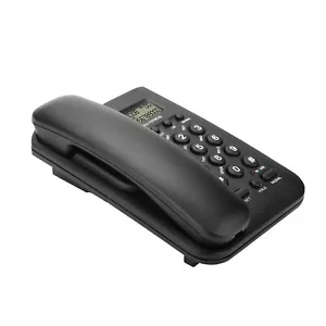 Home Hotel Wired Desktop Wall Phone Office Landline Telephone (Black) BGS - Picture 1 of 15
