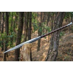 Custom Handmade Carbon Steel Blade Historical Viking Spear | Hunting 36 inches - Picture 1 of 4