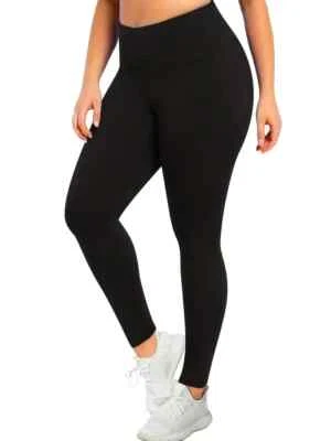 Leggings ultra suaves y esculpidos - 4XL talla grande 20 negros ✨ENVÍO GRATUITO Foto 1 de 4