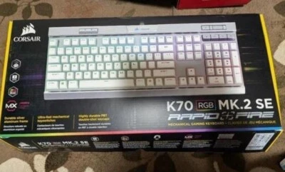 Corsair K70 RGB MK.2 SE Mechanical RAPIDFIRE Gaming Keyboard - USB Passthrough - Image 1 of 2