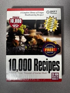1996 Swift Platinum 10,000 Recipes CD ROM Vintage-ware - Picture 1 of 3