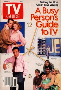 1989 TV Guide April 8 - Dionne Warwick; Marlee Matlin; Judd Hirsch; Dear John - Picture 1 of 1