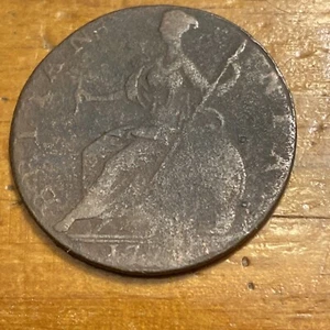 1770 Great Britain Half Penny - Picture 1 of 2