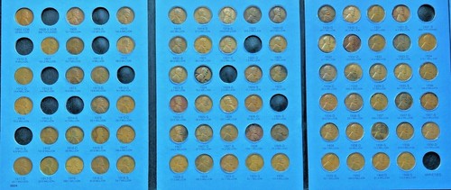 76 Distinct Wheat Cents From 1909-1940, See List In Description #1