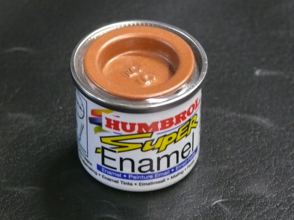 HUMBROL ENAMEL : N° 55 METALLIC BRONZE - 14ml - NEUF