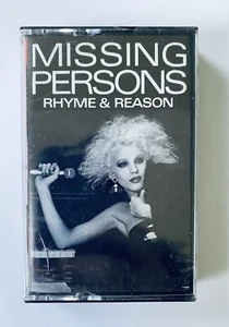 Missing Persons Rhyme & Reason Cassette Tape Right Now Give 80s Synth Pop NOS - Picture 1 of 4