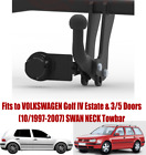 Swan Neck Tow Bar For VW Golf IV 3/5D & Estate (1997-2007) & NO ELECTRICS - V056