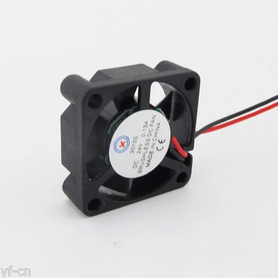 50pcs Brushless DC Cooling Fan 30x30x10mm 30mm 3010 24V 0.13A 5 blades 2pin - Image 1 of 4