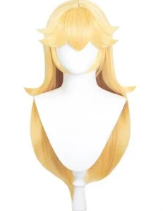 Girl Princess Peach Wig, Dress Up Super Mario Princess Halloween Cosplay - Picture 1 of 10