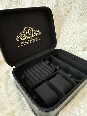 Harlembling Leather Travel Jewelry Box Case - Image 1 of 4