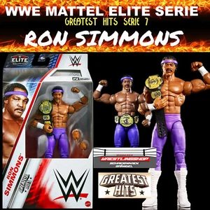 WWE MATTEL ELITE GREATEST HITS SERIE 7 RON SIMMONS WRESTLING FIGUR WCW RAW LEGEN - Bild 1 von 9
