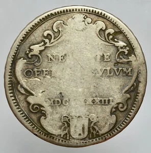 ROMA - CLEMENTE XII 1730-1740 -AG/ TESTONE 1733 - Picture 1 of 2