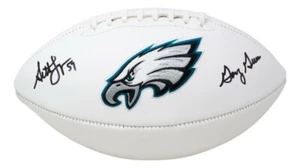 Seth Joyner Signed Philadelphia Eagles Logo Football Ins. "Gang Green" (Beckett) - Picture 1 of 6