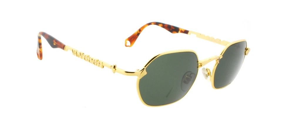 Nuevas gafas de sol auténticas Van Gogh en muy buena condición 23 col. 312 313 308 años 80 Italia vintage de metal Foto 1 de 1