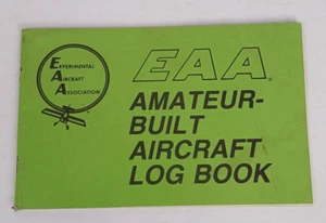 Vtg EEA Experimental Aircraft Association Amatuer Built Aircraft Log Book 1983 - Picture 1 of 9