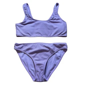 Roxy Aruba Two Piece Swim Set Bikini Purple Size 16 NWT - Picture 1 of 5