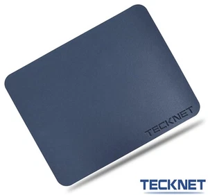 TECKNET Leather Mouse Mat Gaming leather mouse Pad Anti-Slip PC, Computer Blue - Picture 1 of 12