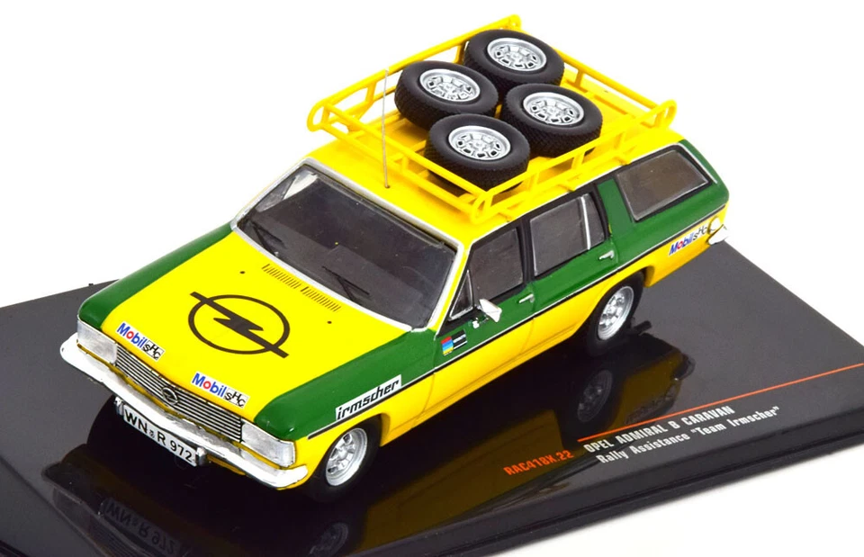 IXO Opel Admiral B Caravan Team Irmscher Rally Assistance 1974 1/43 RAC418X.22