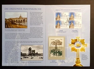 Germany Stamps 2005 Dreden Church Minisheet & 4 Block First Day Cover Card (w) - Picture 1 of 5
