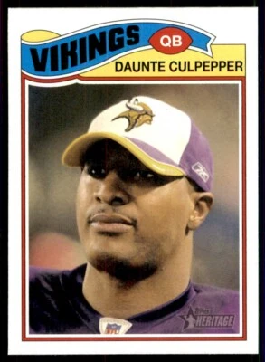 2005 Topps Heritage Daunte Culpepper Minnesota Vikings #26 - Image 1 of 2