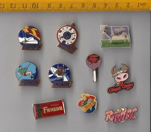 Snacks pin insignias logotipo de chocolate caramelo crujientes - Imagen 1 de 17