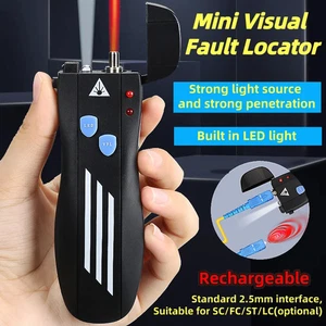 FTTH Mini Visual Fault Locator1/10/20/30/50mW Rechargeable VFL Fiber Optic Cable - Picture 1 of 33