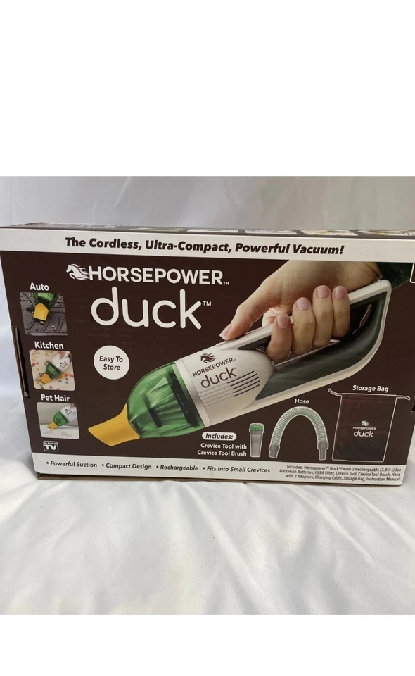 Horsepower Duck Aspiradora Inalámbrica, Ultra Compacta, Potente R1-3224 Como Se Ve en TV Foto 1 de 4