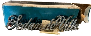 1984 - 1992 Cadallic Fleetwood / Sedan De Ville GM # 20440999 Emblem NOS - Picture 1 of 3