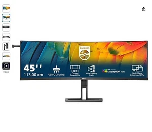 Philips 45B1U6900C/00 | 45" UltraWide DQHD Curved 5120x1440 | wie neu - Photo 1/9