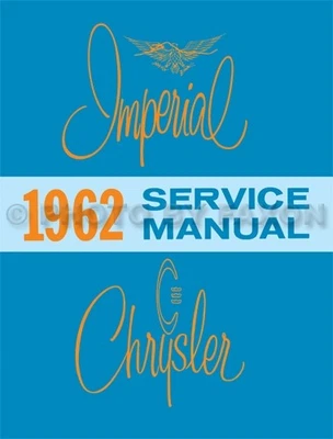 1962 Chrysler Tienda Manual Imperial Nuevo Yorker 300 300H NEWPORT Reparación - Imagen 1 de 4