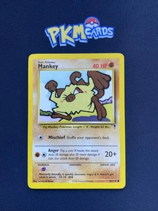 Pokémon TCG Mankey Legendary Collection 81/110 Regular LP. - Picture 1 of 3