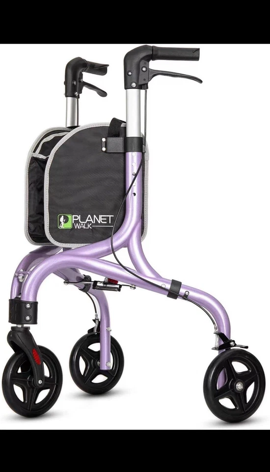 Planet Walk Premium 3 Wheel Rollator Walker - Image 1 of 4