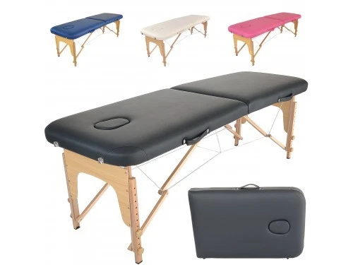 LETTINO MASSAGGIO LETTINI PER MASSAGGI 2 ZONE LEGNO BASIC PORTATILE 11,6 KG - Immagine 1 di 1