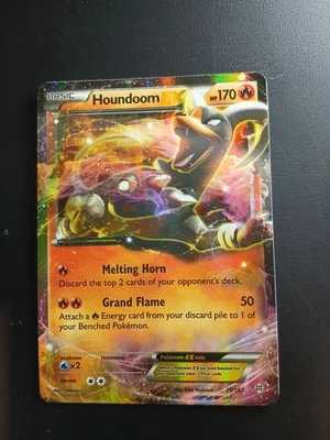HOUNDOOM EX 21/162 HOLO RARE EX BREAKTHROUGH POKEMON NM - Image 1 of 3