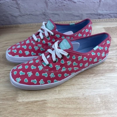 Zapatos KEDS Taylor Swift Rosa Para Mujer Talla 9 Gato Arcos Corazones ¡Excelente Estado! Foto 1 de 4