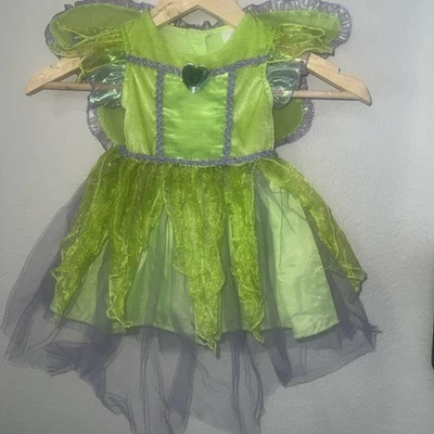 DISNEY BABY TINKERBELLE Inspirado Vestido Disfraz Vestir Princesa-TALLA 6-12M Foto 1 de 4