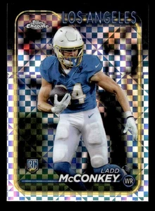 2024 Topps Chrome #212 Ladd McConkey - NrMt-NmMt *TedsCardShack* - Picture 1 of 2