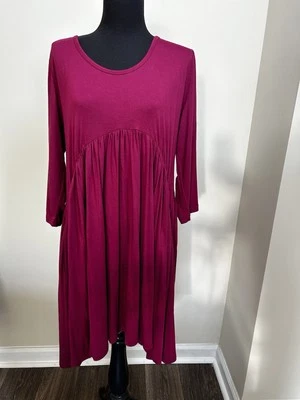 Elegante maxi vestido de Annabelle. Cuenta con un rico color rosa intenso.talla L Foto 1 de 4