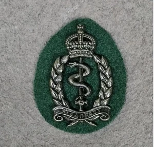 Royal Army Medical Service RAMS U otros rangos boina tapa insignia ramc radc garantía - Imagen 1 de 4
